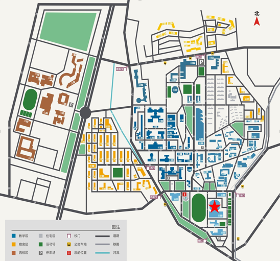 大连理工大学全景地图图片